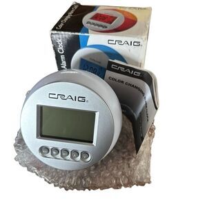 Craig Color Changing Alarm Clock *New*